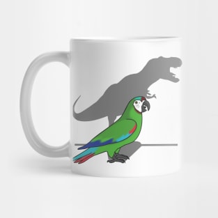 t-rex severe macaw Mug